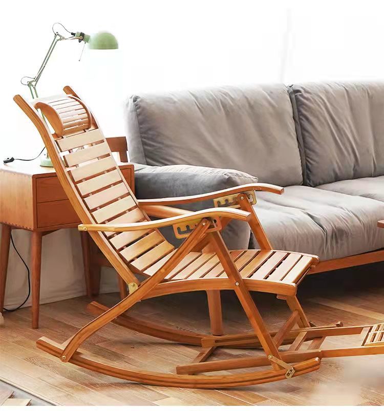 摇摇椅躺椅懒人椅躺椅折叠午休名久坐不累椅子阳台懒人逍遥椅1b硬板短