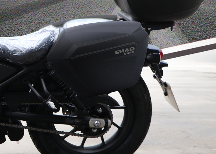 适用于本田摩托车边箱叛逆者rebel尾箱夏德三箱cm300改装配件cm500