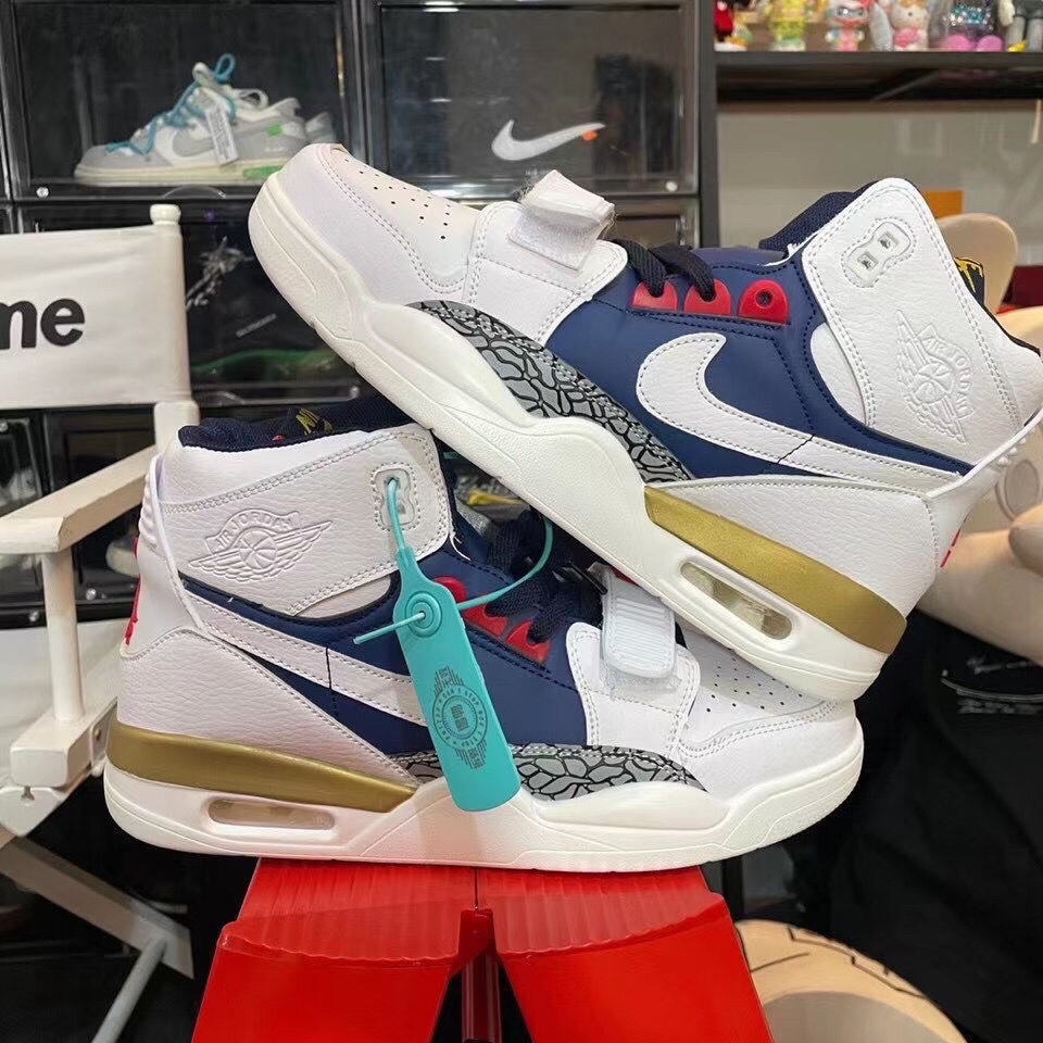 【官方自营旗舰】aj312三合一联名高帮鞋子湖人美国队蒂芙尼绿灰水泥