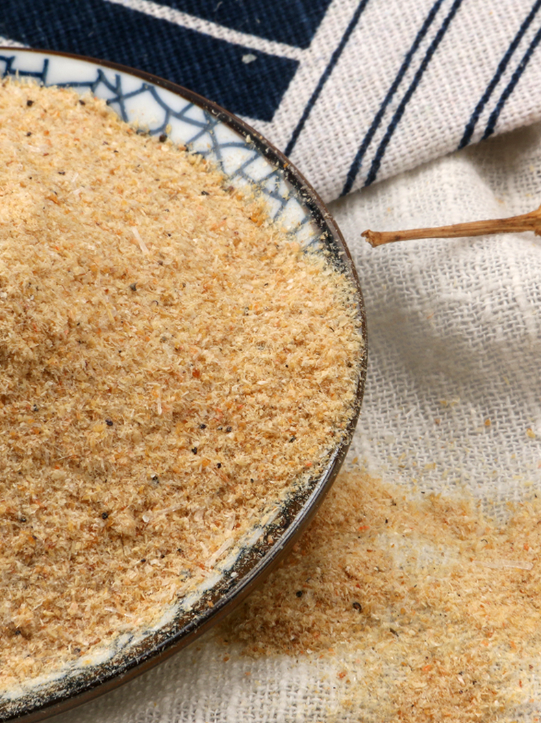 轻恋特级虾皮粉儿童幼儿调味纯虾粉食用调料玻璃瓶