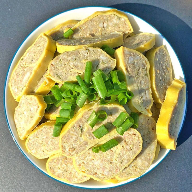 河南特产卷煎500克大包装腿肉卷尖猪肉馅大席菜儿时味道真空 五香卷煎