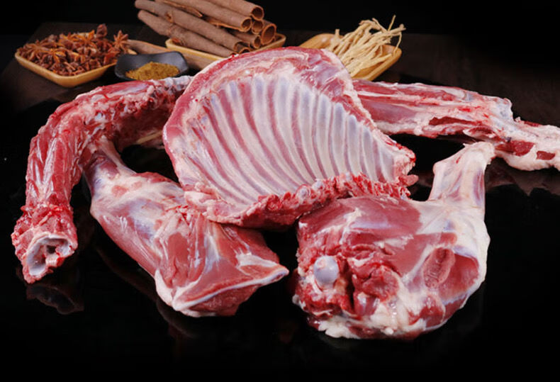 现宰现发羊肉批发沙漠羊羔肉羊腿羊蝎子新鲜羊排山羊绵羊5斤羊排掌柜