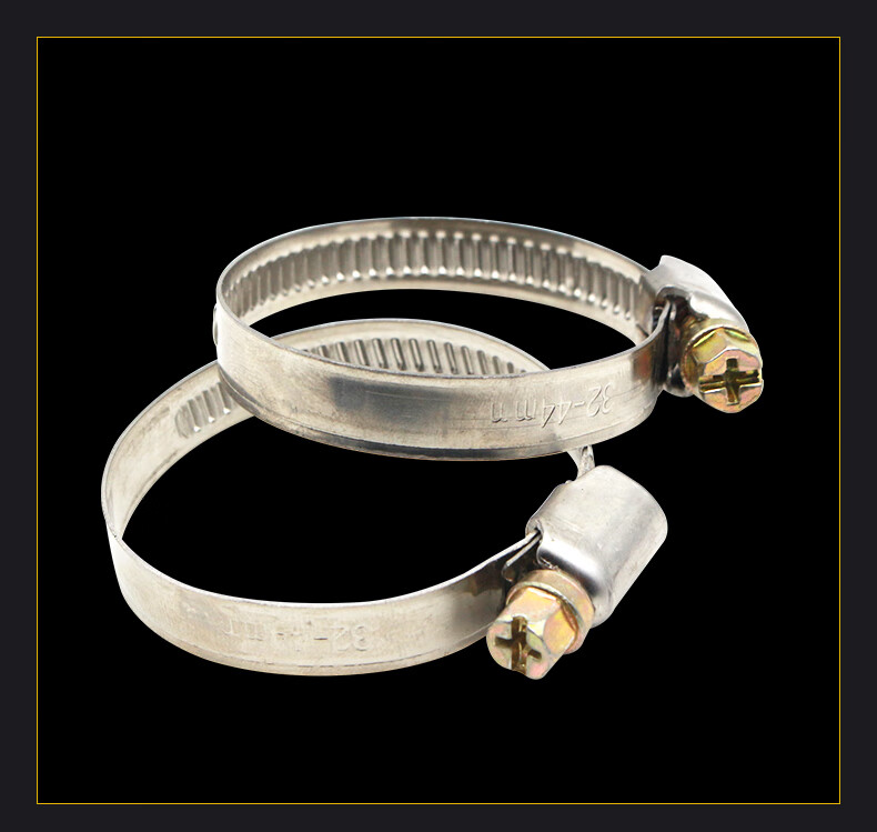 201不锈钢德式半钢喉箍卡箍十字抱箍汽车管夹箍水管管箍固定会9mm 8