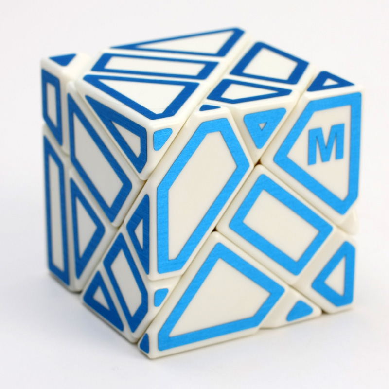 2022新款鬼魔魔方难烧脑3三阶鬼魔魔方方寸碳纤维异形魔方顺滑学生