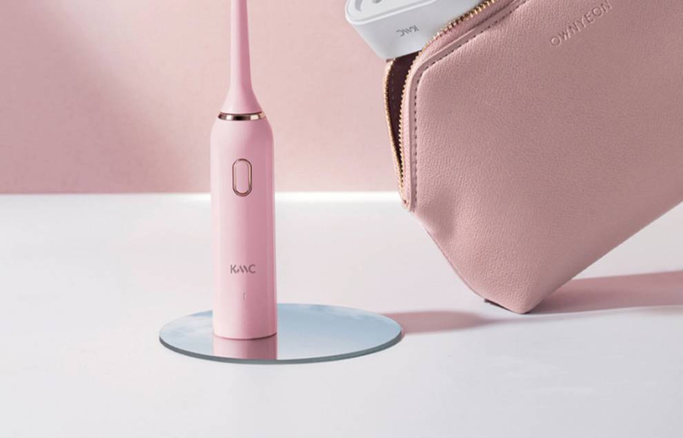 kmc电动牙刷学生党迷你口袋刷便携式声波成人全自动牙刷男女生m12华幻