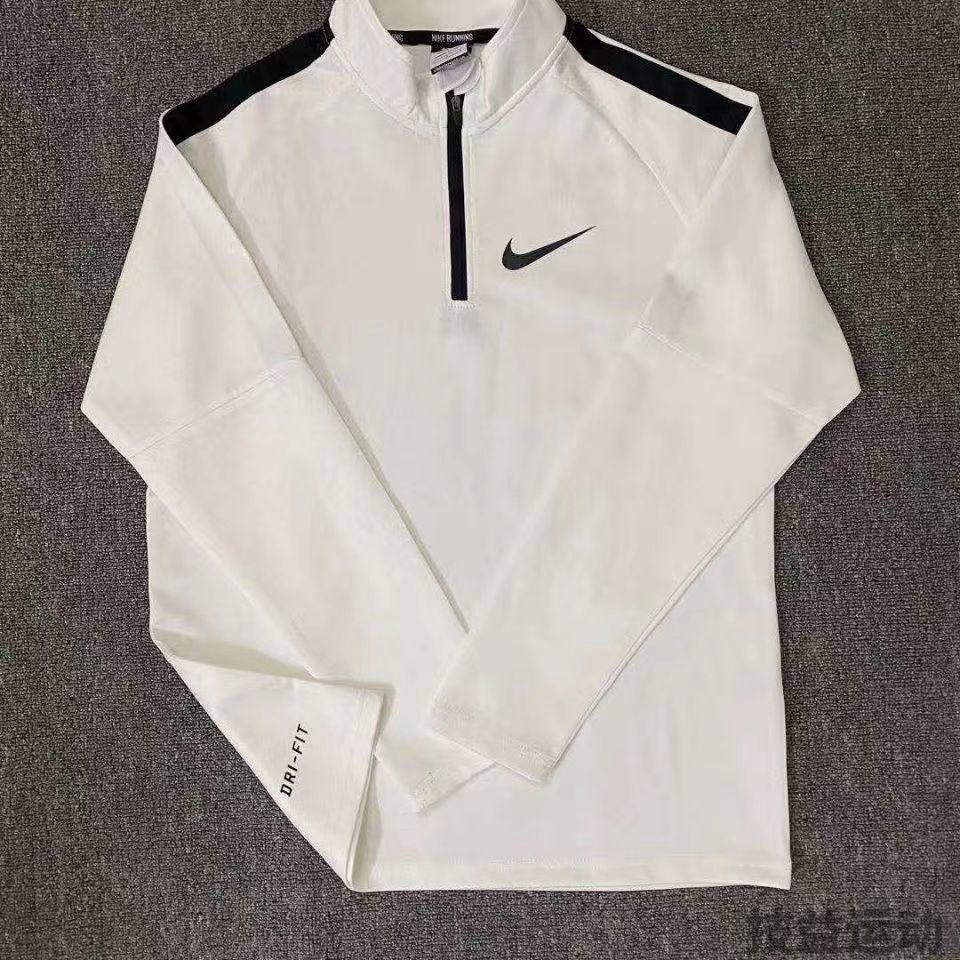 技益北卡ncaa俄勒冈田径体育生跑步团体育生秋季训练服透气速干弹力半