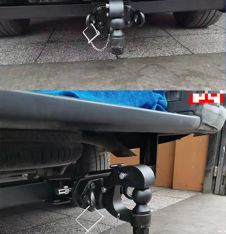 适用于奔驰皮卡x350d拖车钩x250d改装x级拖车杠牵引钩后脱勾定制套装