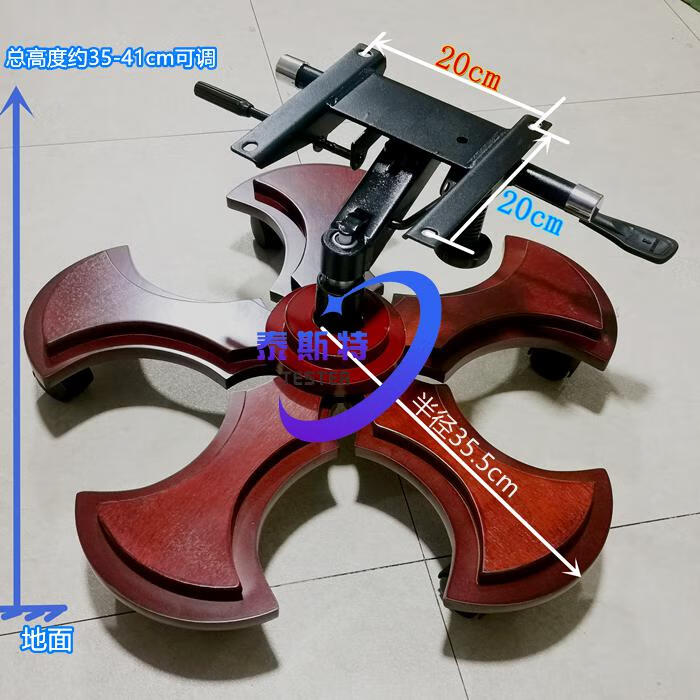 定制于十轮脚大老板椅底座大班椅配件办公椅脚架转椅配件2223带钩和