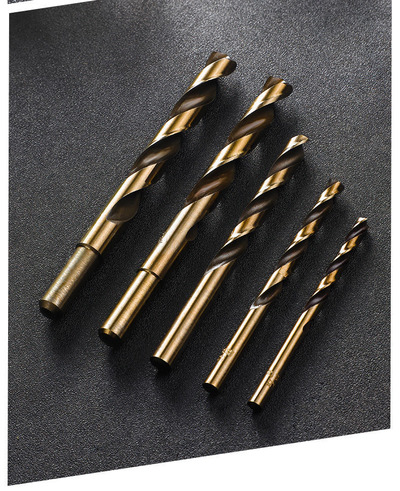 麻花钻头m43含钴转头钻不锈钢专用打孔钻金属钻铁合金直柄114mmm43含