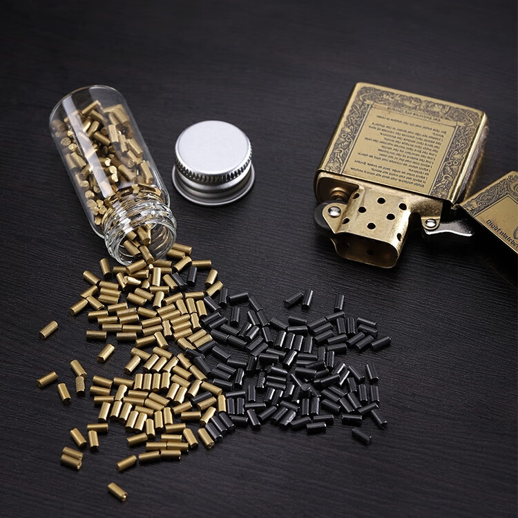 营造浪漫烟花打火石手弹煤油打火机火石粒通用 30粒黑【图片 价格