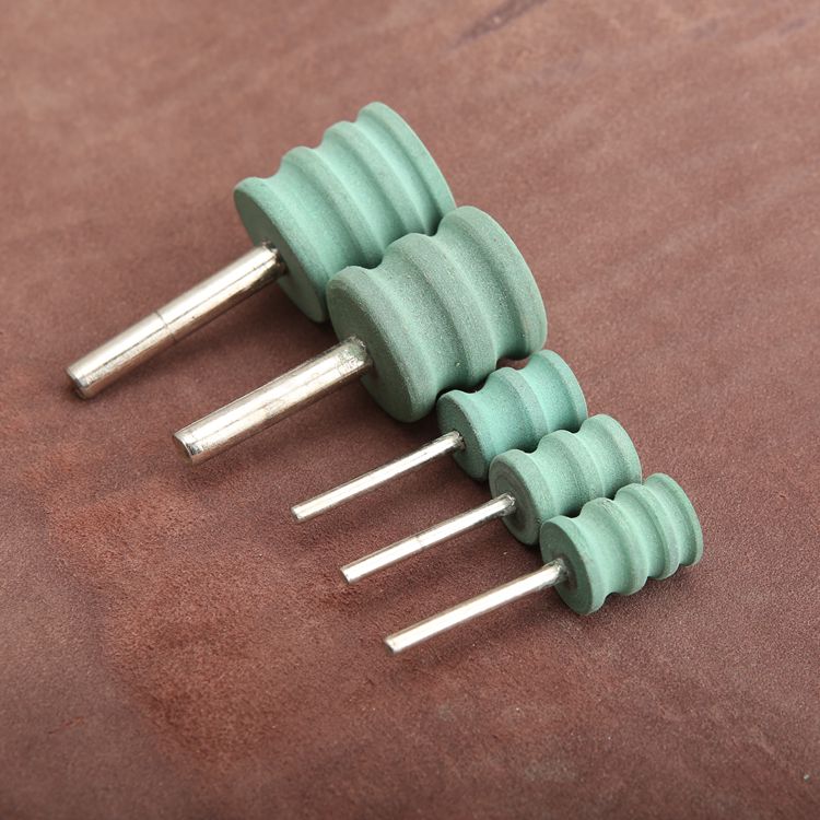 磨边神器打磨棒电动打磨头皮革磨边凹槽打磨抛光皮带手工皮具封边小二