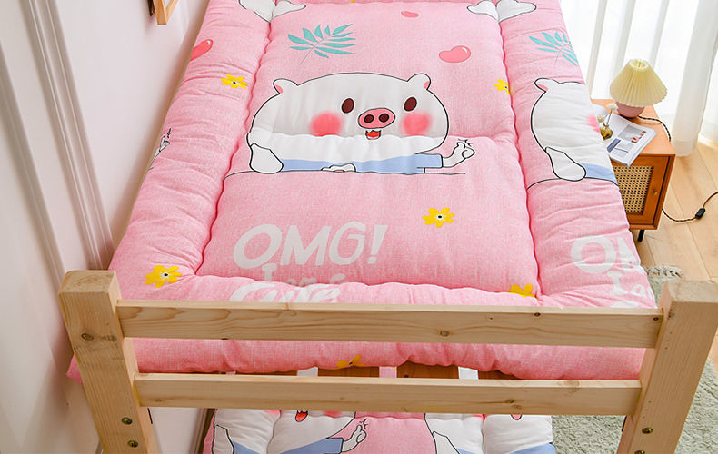 9m床塌塌米可折叠寝室睡垫被 卡奇诺【褥子 套子】可拆洗 90*190cm