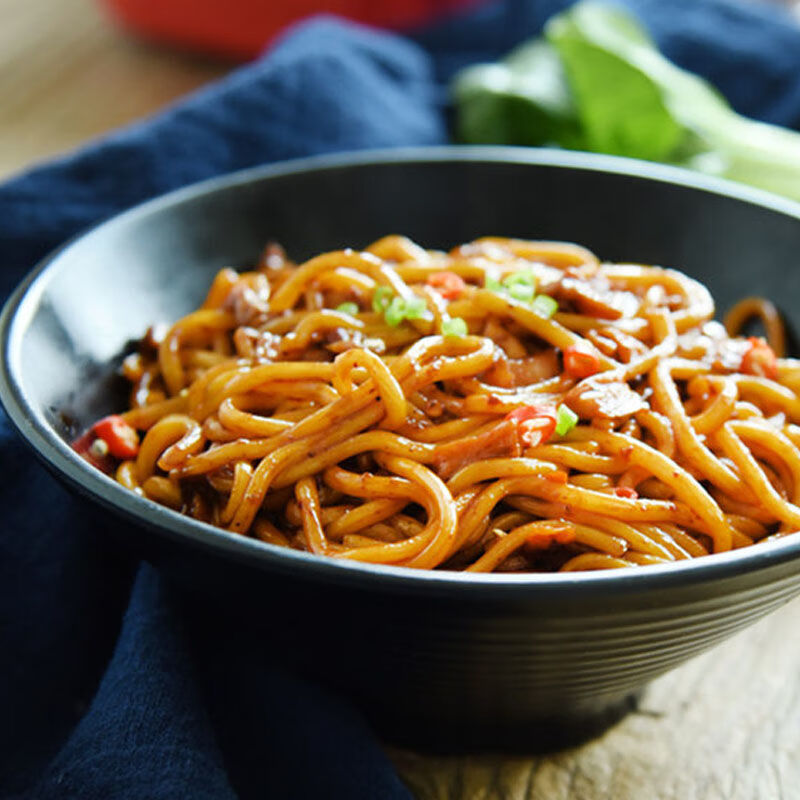 陈克明乌冬面车仔面速食面条带酱拌面火锅面水煮面捞面200g春田之光