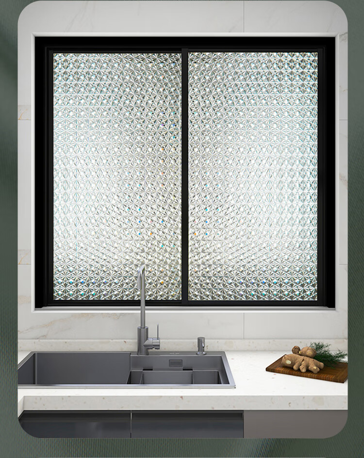 窗花纸防窥贴膜高端玻璃贴纸防窥防走光卫生间浴室厕所窗户贴膜透光不