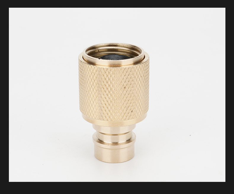 洗衣机水龙头接头水管对接器进水水嘴连接转换铜快接配件4分精铜4分