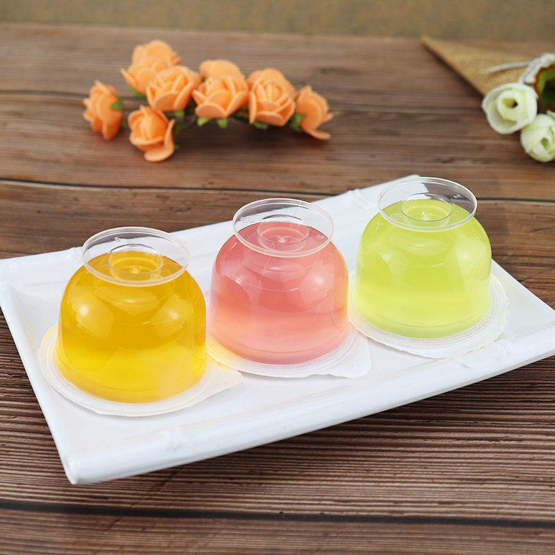 果味椰果肉小酒杯果冻批发一整箱高颜值网红中秋果冻塔材料拜月娘