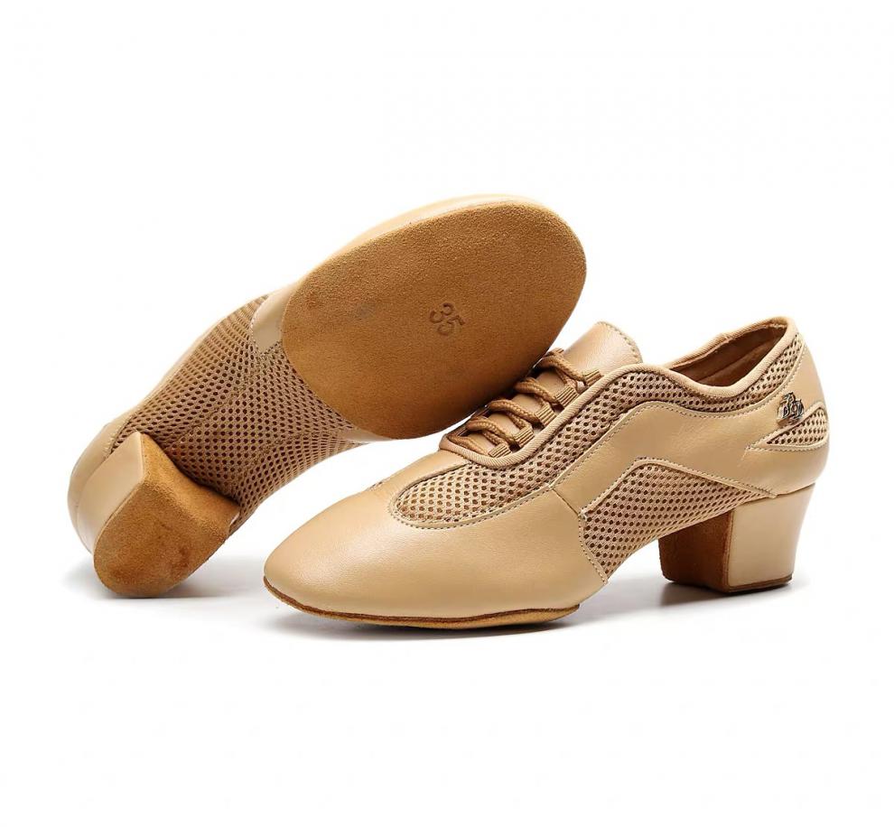 贝蒂舞鞋am-2情侣款拉丁教师舞鞋教练舞鞋软底平跟舞鞋女士男士鞋