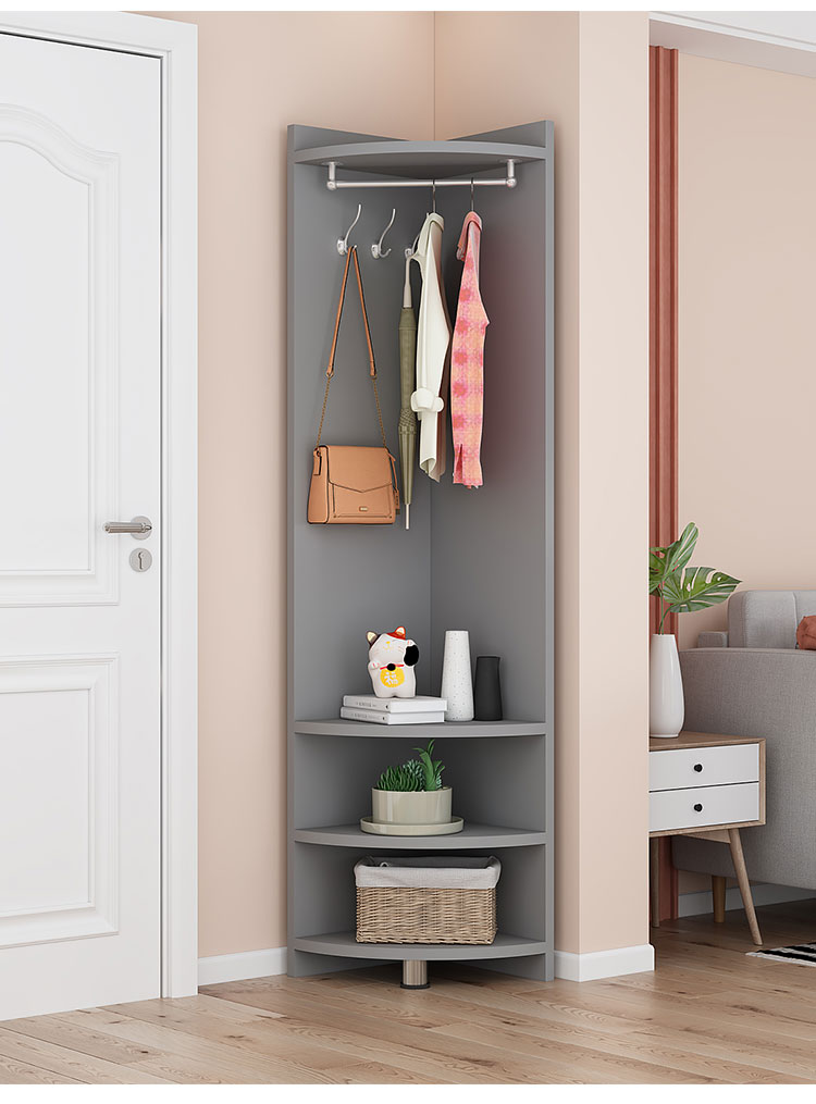 转角柜墙角柜角落多功能客厅拐角柜边角柜角柜置物架卧室三角衣柜