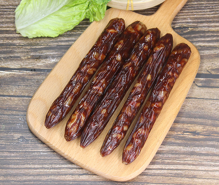 广式鹅肝肠 广东广式鸭肝肠腊肠煲仔饭 味道醇香塑封包装500g【图片