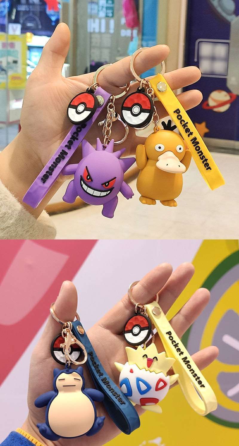 新品卡比兽挂件卡比兽挂饰钥匙链小精灵钥匙扣神奇精灵宝可梦包包挂