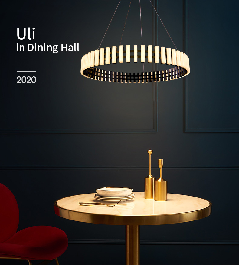 柏曼吊灯德国柏轻奢北欧大厅吊灯个性圆环现代简约客厅灯餐厅别墅灯具