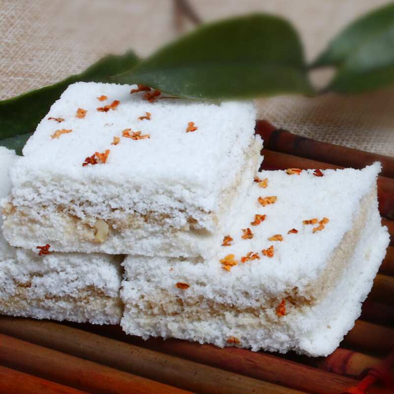 250g温州特产手工农家美食小吃桂花糕下午茶点心糯米中国传统糕点零食