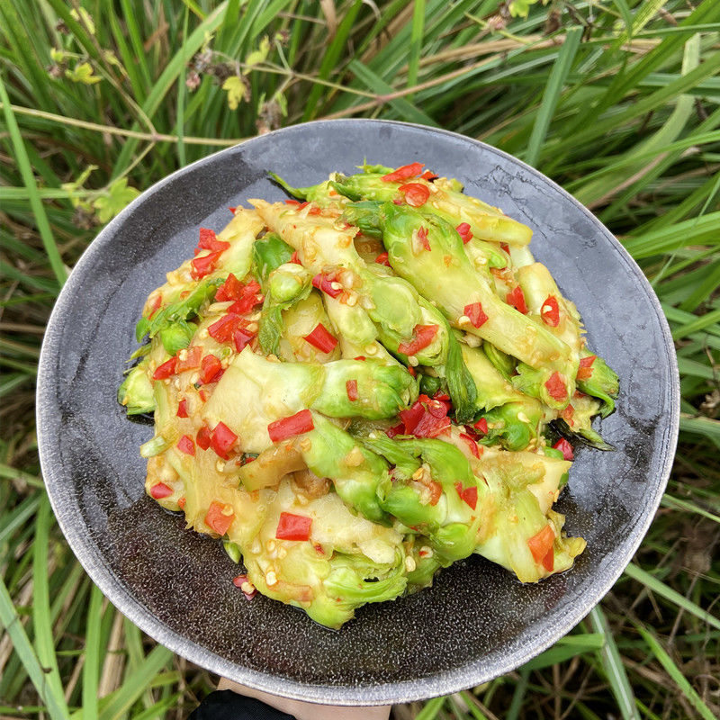 江西特产新鲜青菜头儿菜农自制腌儿菜香辣下饭菜 儿菜1瓶 黄瓜皮250克