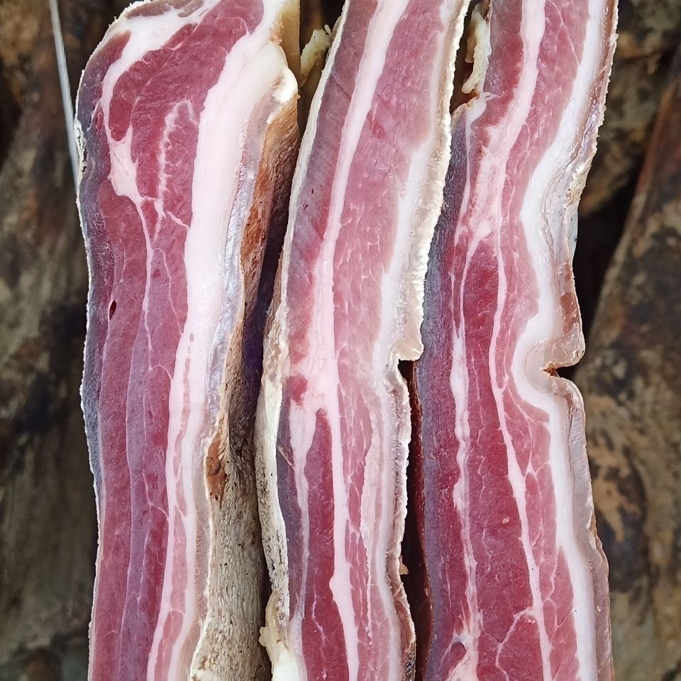 云南五花腊肉500克云南特产宣威农家五花肉2000克淡盐味五花腊肉4斤