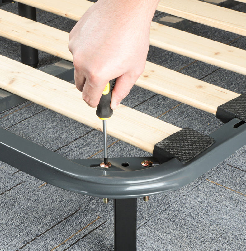 支撑器排骨架支撑脚床腿 床支撑腿可调节床支架配件t形单孔双孔加厚床