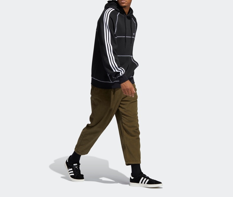 adidas阿迪达斯官网三叶草男装运动套头衫gn3891 黑色 m(参考身高:179