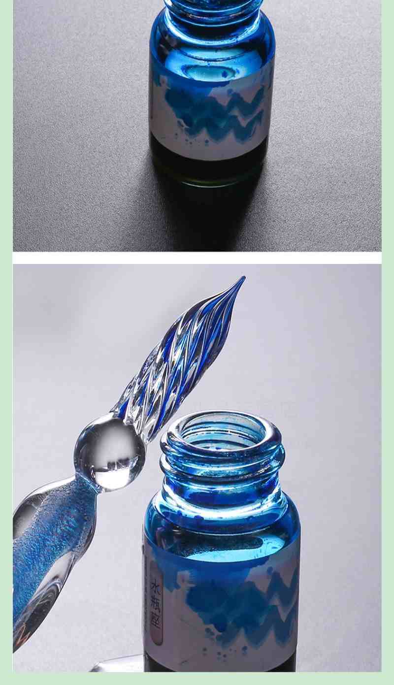 fgacct 水晶笔星空玻璃笔蘸水钢笔古风仙气网红同款高颜值学生礼品