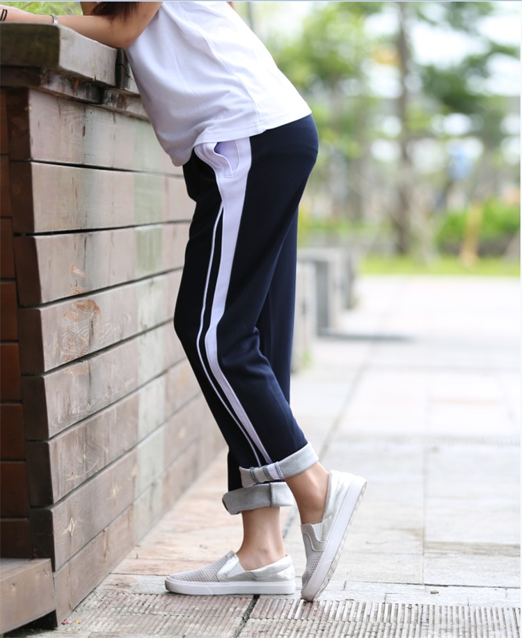 岁岁靓深圳校服深圳校服裤小学初中学生学院风高中直筒校裤棉质通用