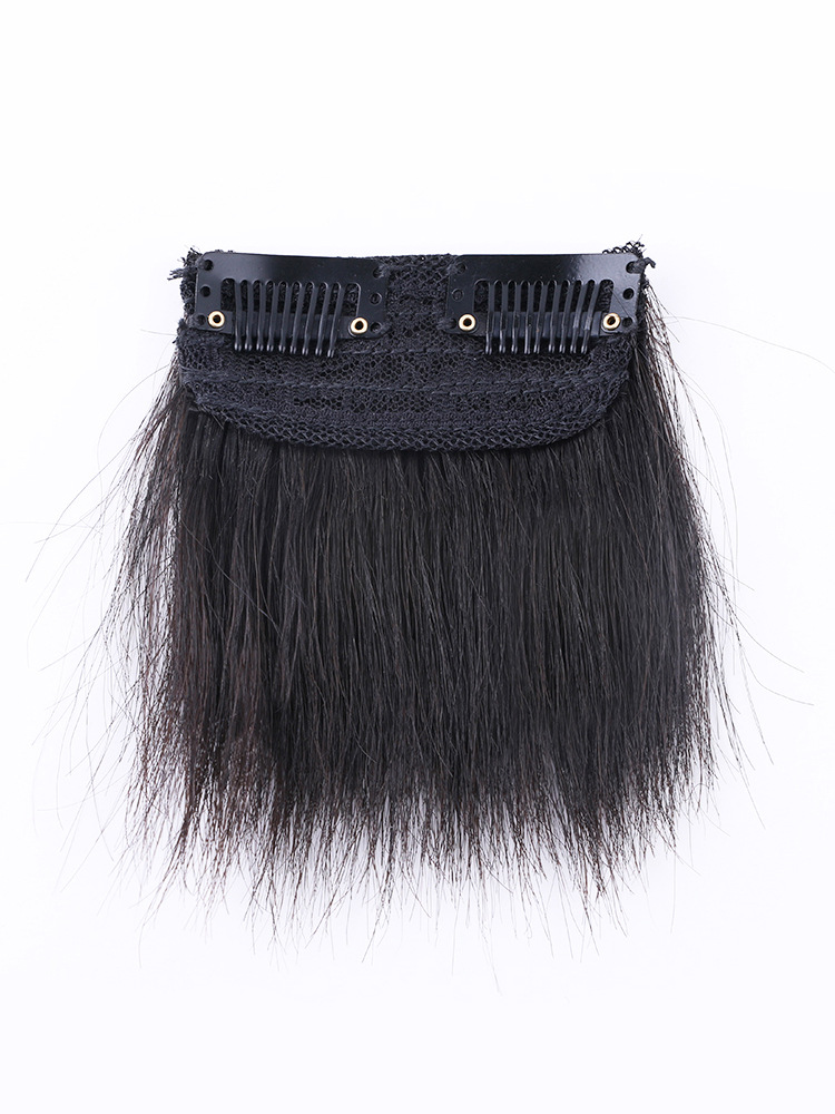 男士假发片头顶蓬松垫真发垫发根蓬松器隐形无痕头顶补发片垫发片 深