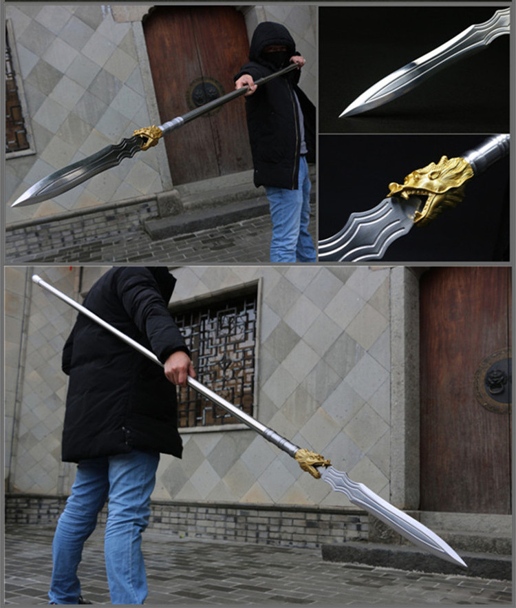 红缨枪十八般冷龙泉武术练习长毛霸王枪赵云枪刀剑未开刃 10号款