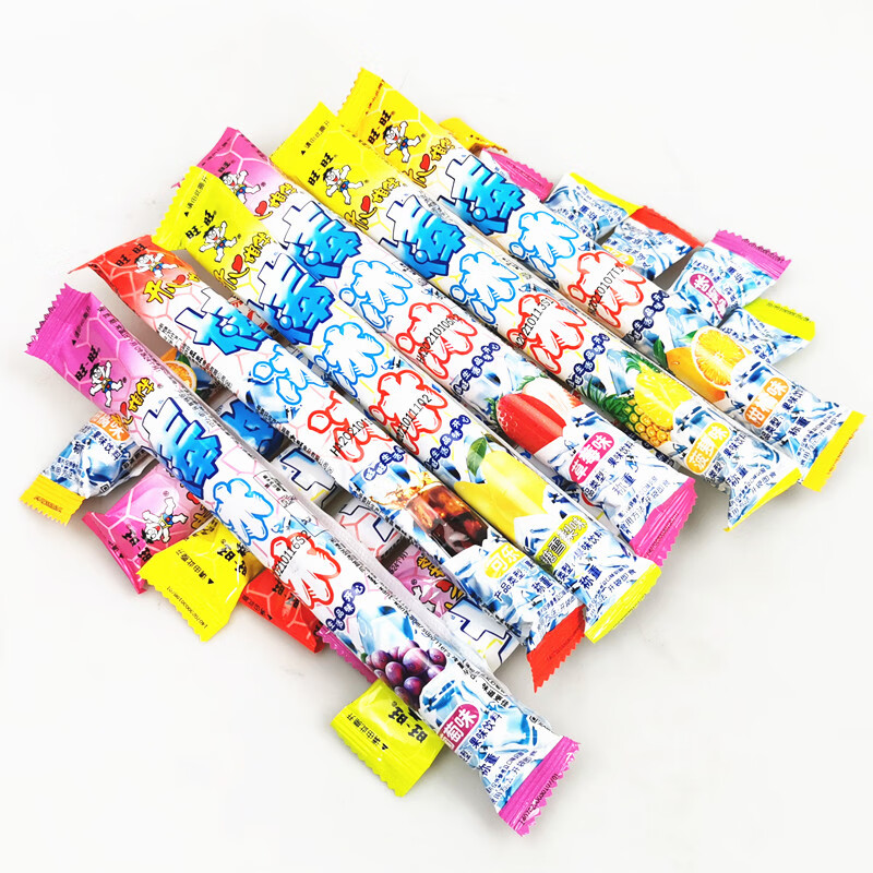 【臻选好物】旺旺碎冰冰家庭装78x8旺旺棒冰冰碎冰冰家庭装冰棒小根