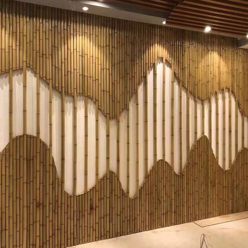 爱伊贝紫竹竿装饰竹篱笆栅栏围栏隔断彩旗跳舞竹杆爬藤架菜园搭架粗细