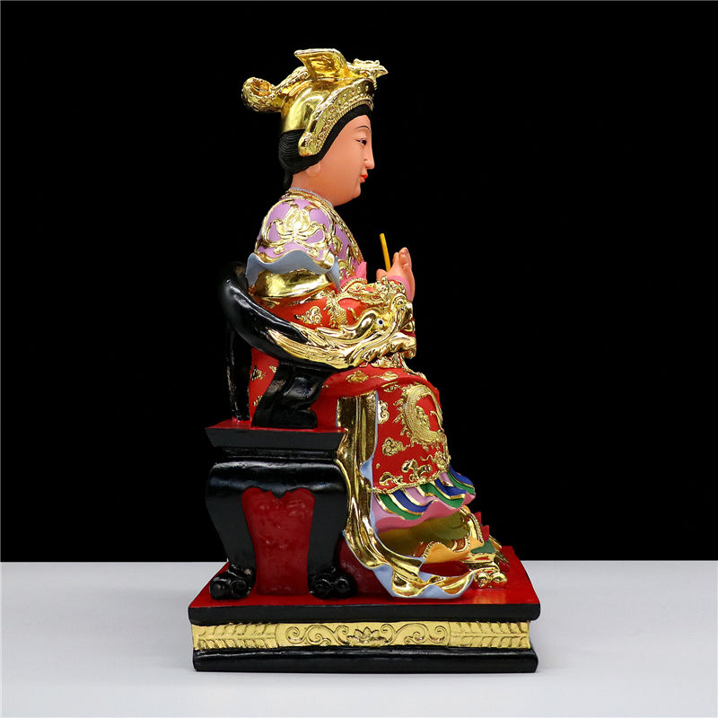树脂神像碧霞元君泰山娘娘道教泰山老母老奶奶家用供奉摆件 12寸碧霞