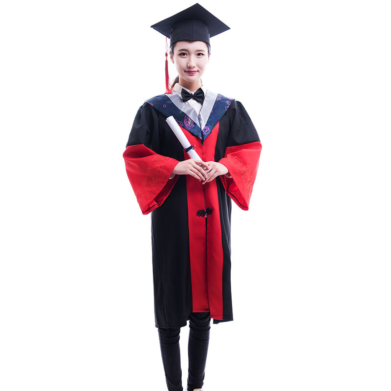 博士学位服博士服大学生毕业礼服学校成人礼演出服博士颁奖服学士学位
