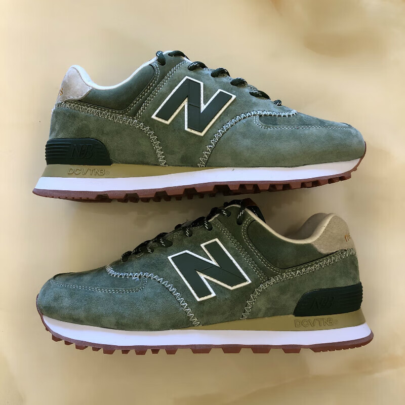 新百伦nb574男鞋加绒加厚百搭风鞋女鞋二棉保暖冬季跑步鞋【商场同款