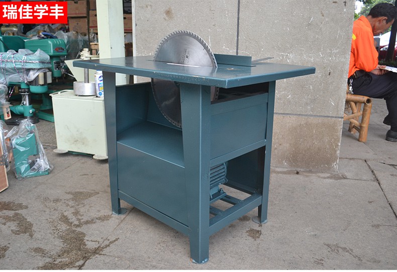 台式木工推台锯多功能开料切割机圆盘锯电圆锯重型台锯工地裁板建模