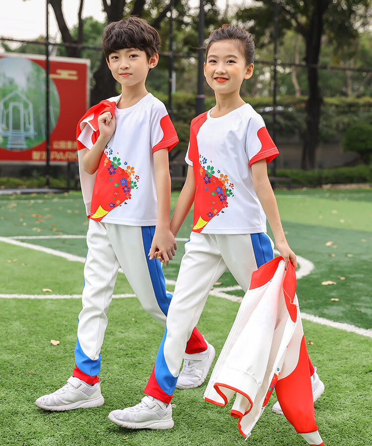 迪士尼(disney) 小班服校服夏季半袖套裝運動會服裝幼兒園老師園服