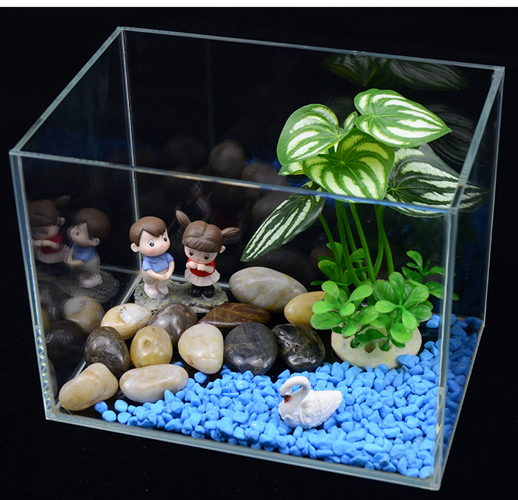 鱼缸造景装饰套餐水族假山沙滩底砂仿真水草摆件布景海底世界摆设 b25