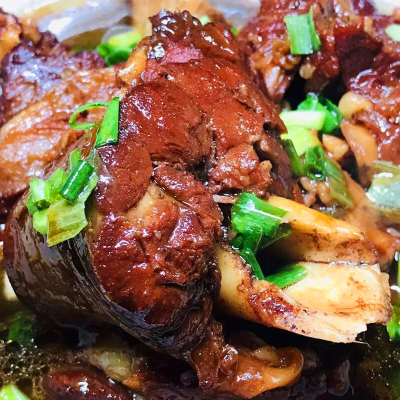红烧羊肉土羊手工熟食特产新鲜活羊1000g