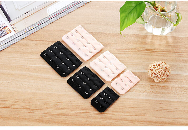 亚百鹿新品肩带防滑扣内衣加长扣文胸延长扣胸罩挂钩背扣三排四扣肩带