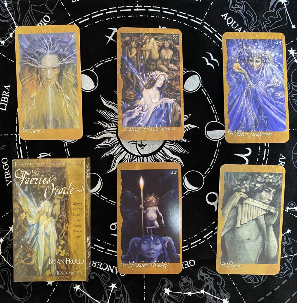 水晶天使神秘的智慧天使疗愈生命之意志魔法仙女英文神谕卡级吸引神谕