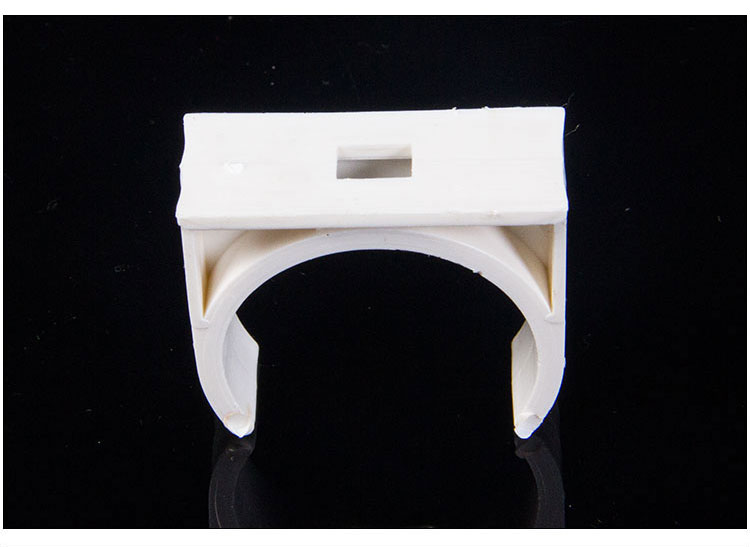 pvc管夹upvc给水管管卡u型卡迫码马鞍型卡箍2025324050白色20mm白色