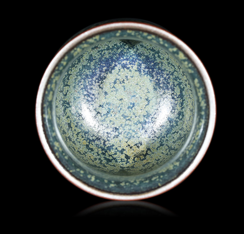 钧瓷茶杯 周家造 钧瓷茶杯个人专用主人杯纯手工茶盏单杯女茶具建盏