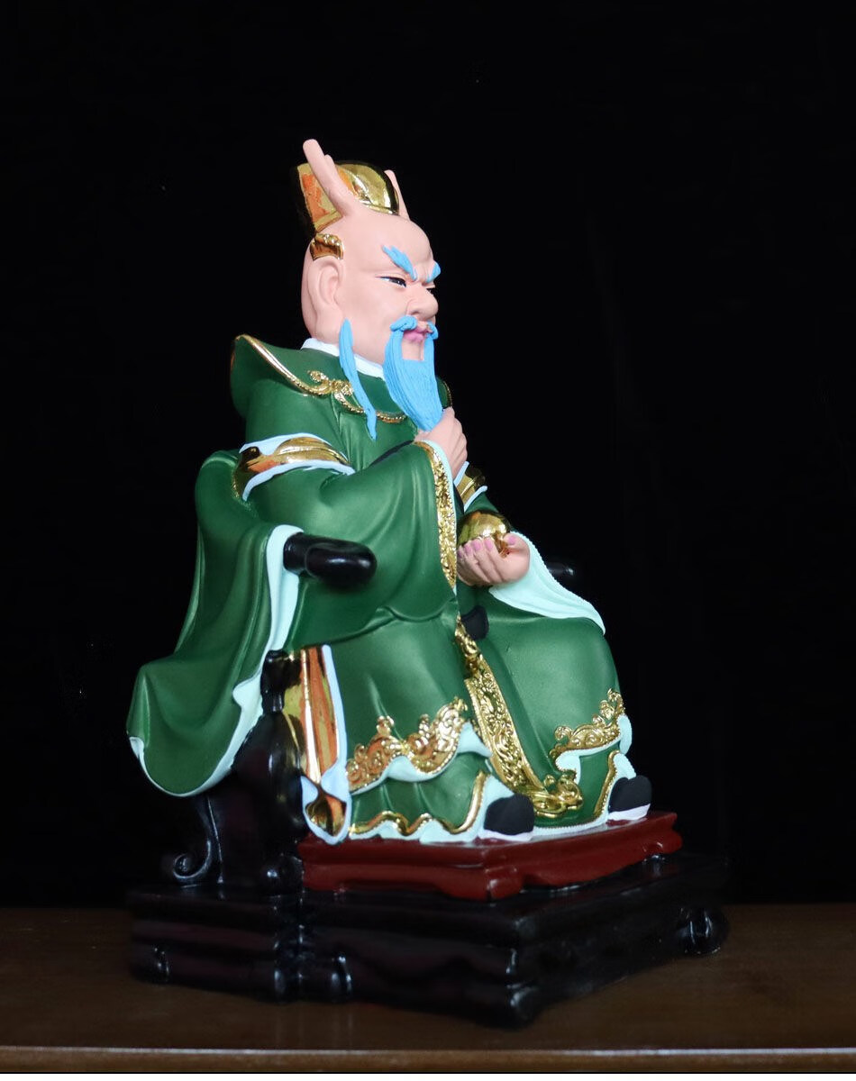 高端定制树脂四海龙王南海龙王爷神像居家用供奉客厅玄关佛像饰品摆件