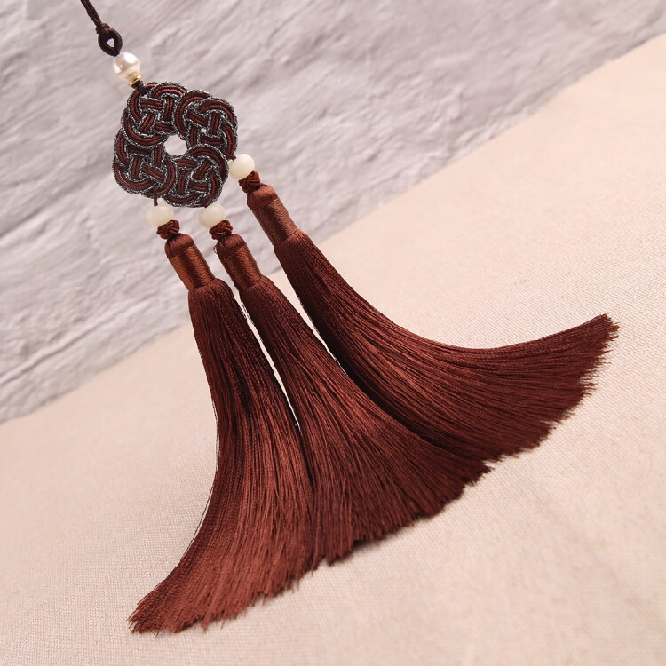手工编织金钱结三流苏穗子挂件古风吊坠民族风中国结吊穗新年元旦朋友