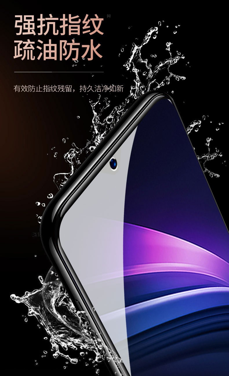 罗姿oppok1钢化膜防窥膜oppoa91抗蓝光高清防爆玻璃手机保护贴膜防窥